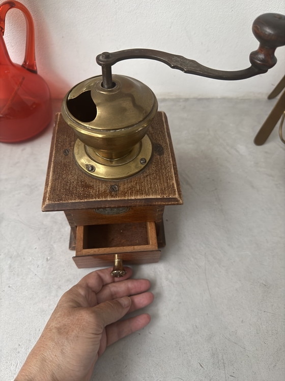 Moulin à café Zassenhaus R.Z. ancien | vers 1925-1935 | Laiton et bois – RZ Zassenhaus, Objets déco, Wood (photo 2 of 6)
