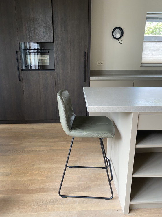 1 Barhocker Leolux, Caron Two Artosan – Leather, Metal (photo 5 of 6)