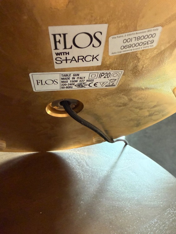 Gun Lamp (FLOS) by Starck – Table lamps, Gold, Metal (photo 8 of 8)