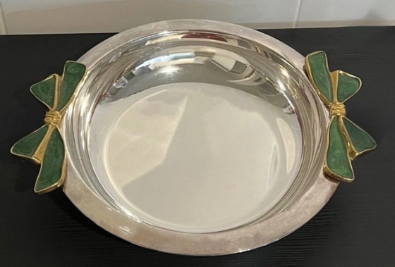 Image 1 of 3 silver plated dishes