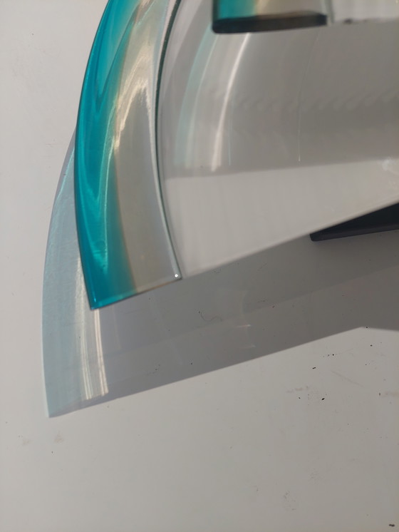 Image 1 of Murano wandlamp uit het midden van de 20e eeuw van Leucos