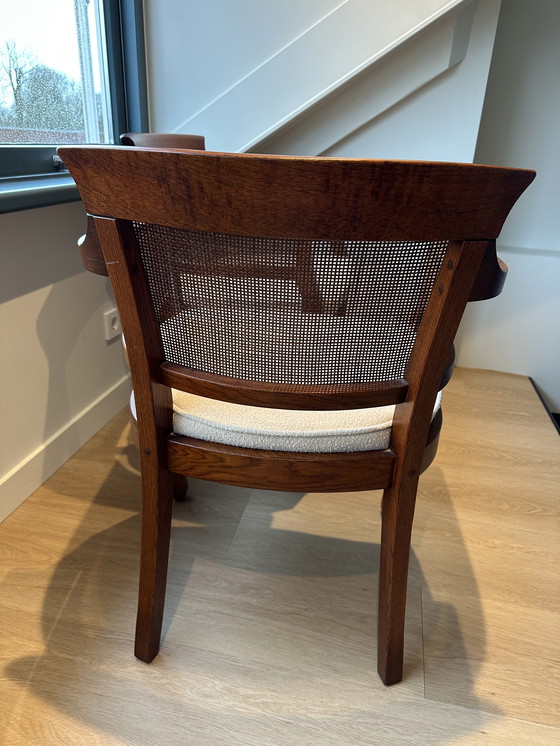 Image 1 of Set of 2 Vintage Bannink Art Nouveau armchairs – reupholstered - 70's/80's