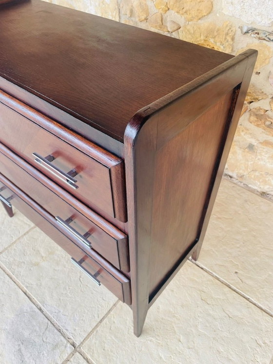 Commode vintage en noyer de style Art déco, années 1950 – Wood (photo 5 of 28)