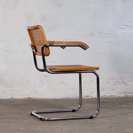 Image 1 of Marcel Breuer fauteuil in "Cesca"-stijl, 1980