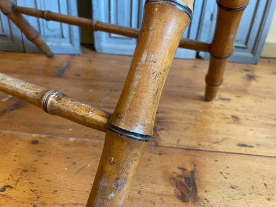 Image 1 of Mesa plegable Mesa auxiliar Antigua francesa