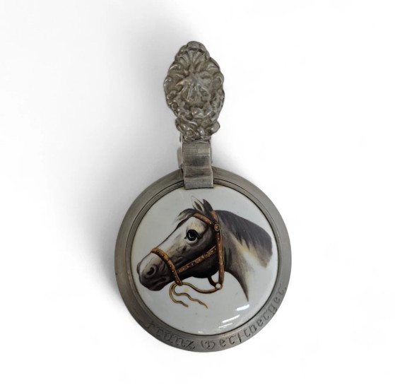 Boccale da birra tedesco con coperchio in porcellana, vetro, peltro – Stoviglie, Porcelain, Glass (photo 5 of 13)