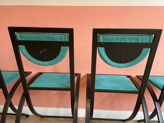 Image 1 of Set di 4 sedie vintage Karl Friedrichs Foster Sinus