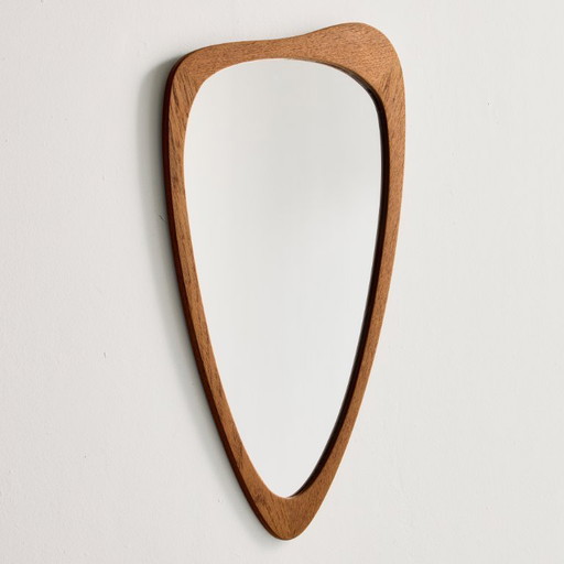 Miroir à cadre en teck MK11163