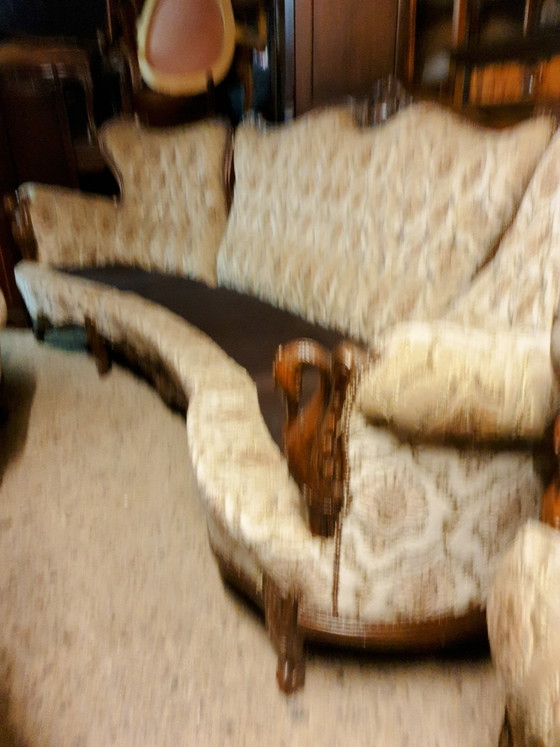 Image 1 of Italian Baroque sofa with armchairs