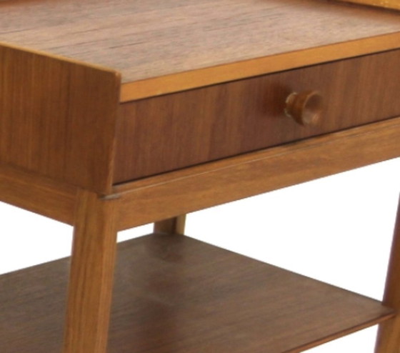 Image 1 of Set de 2 tables de chevets scandinave en teck, Suède, 1960