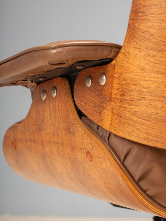 Image 1 of Poltrona e pouf canadesi, anni '60 – Northfield Metal Products