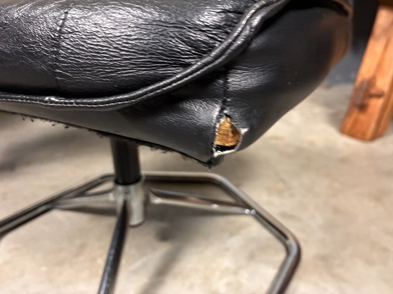 Image 1 of Unico Deens design fauteuil hocker leder recliner