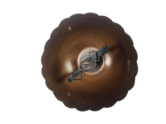 Image 1 of Lampada a sospensione brutalista in ferro battuto