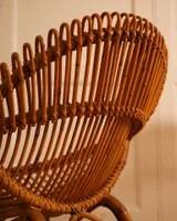 Pair of bamboo and wicker armchairs from the 1960s. – Vintage (photo 2 of 9)