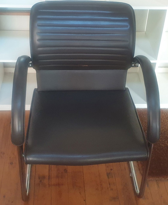 Image 1 of 9x Thonet Sled Chairs Dark Brown