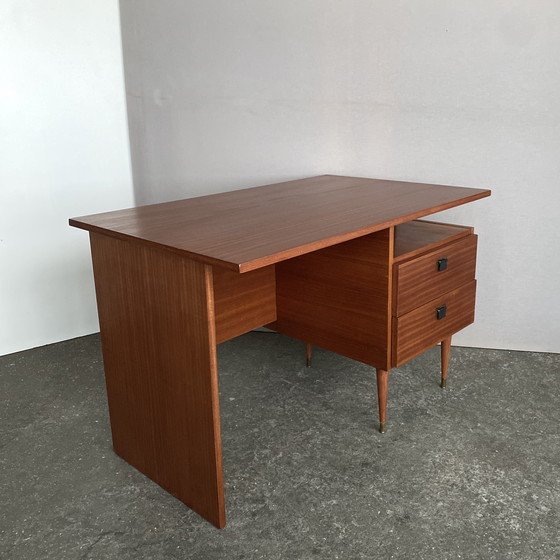 Image 1 of Mahogany Desk, 1950, Restored