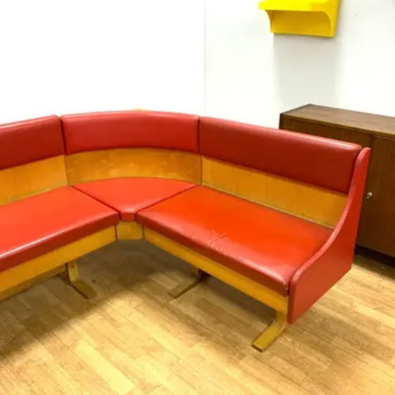 Image 1 of Mid-Century Retro Vintage Ludvík Volák Bench & 2 Chairs, 1970s