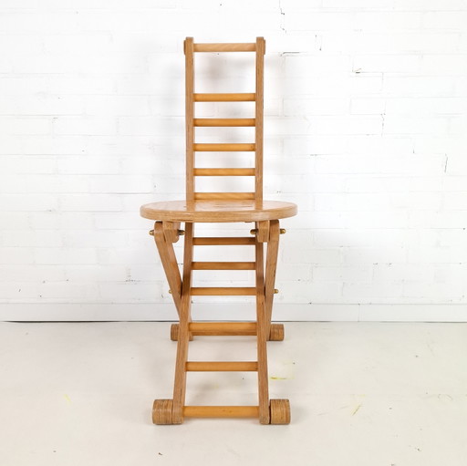 Vintage Houten Klapstoel Jaren 70/80 – eetkamerstoelen, Wood (photo 2 of 6)