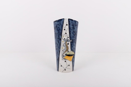 Italian glazed ceramic vase from Alfa, 1980’s