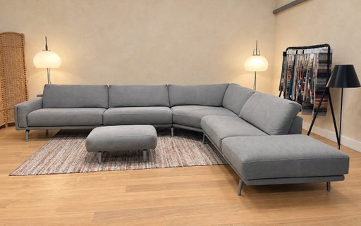 As good as new Leolux Bellice Corner Sofa + Stool