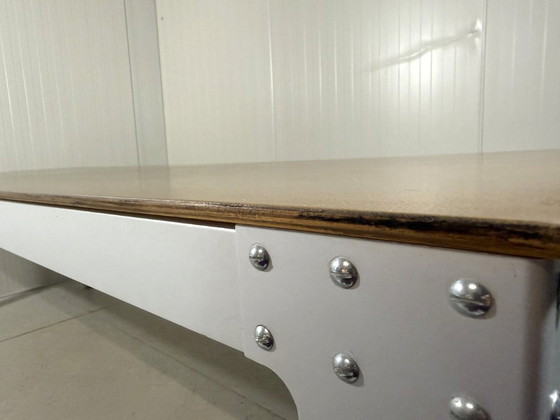 Image 1 of Table de salle à manger en aluminium Piet Hein Eek XXL, années 1990