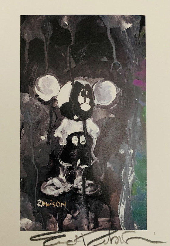 Image 1 of Firmada y numerada a mano por Eric Robison: "Extático". Litografía de 2002 con certificado de autenticidad. Litografía