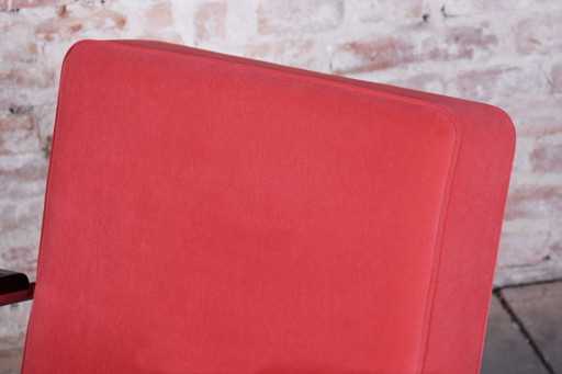 Fauteuil Bauhaus restauré, par W. Gispen, Mücke-Melder, Chrome, Tchèque, années 1930 – Metal, Velvet (photo 2 of 8)