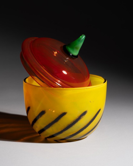 Image 1 of Rosenthal Studio Line « Kontiki » Nanny Still (1993) Carafe H37cm et coffret avec couvercle