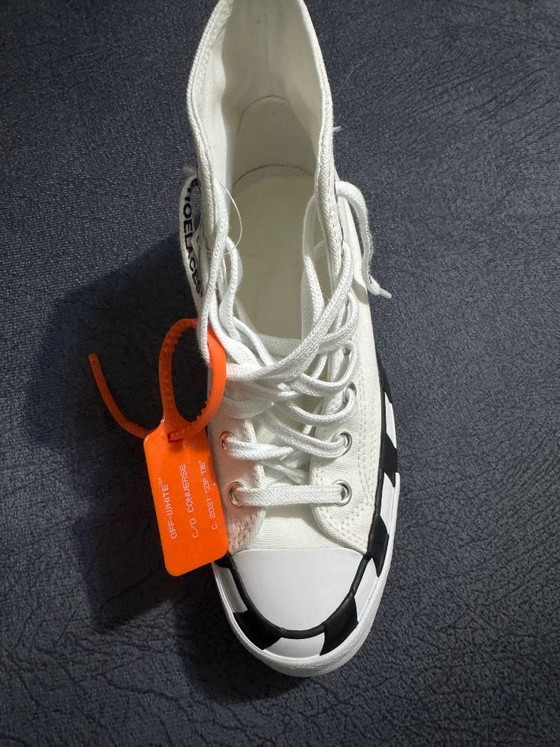 Image 1 of Converse x Off-White Chuck Taylor All-Star 70S Hi Sneaker