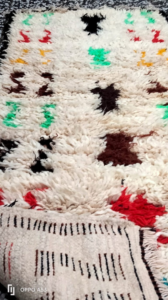Image 1 of Handgeknoopt Berber kleed wol 159x62cm