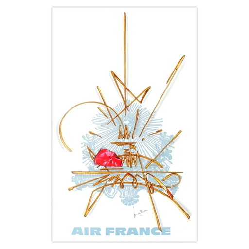 Georges Mathieu Plakat Air France - Frankreich 1968 – posters, Paper (photo 2 of 5)