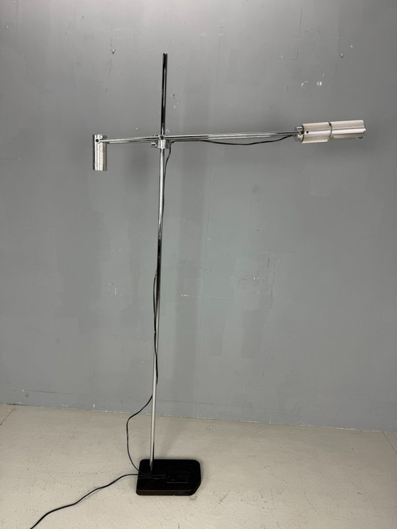 Image 1 of Lampadaire Haloprofil 8008 de Viktor Frauenknecht pour Swiss Lamps, années 1970