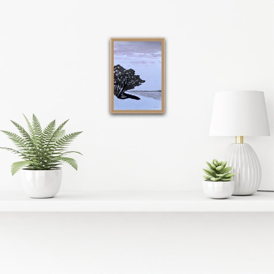 Image 1 of Encre de Chine sur papier blanc Format 30x21cm. 