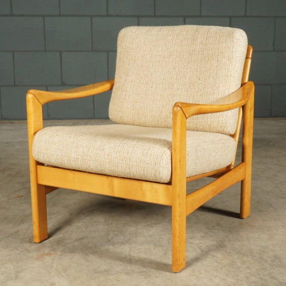 Poltrone lounge danesi – Noce – Anni '60 – Textile (photo 8 of 16)