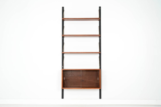 Image 1 of Teakhouten boekenkast, Deens design, jaren 60, productie: Denemarken