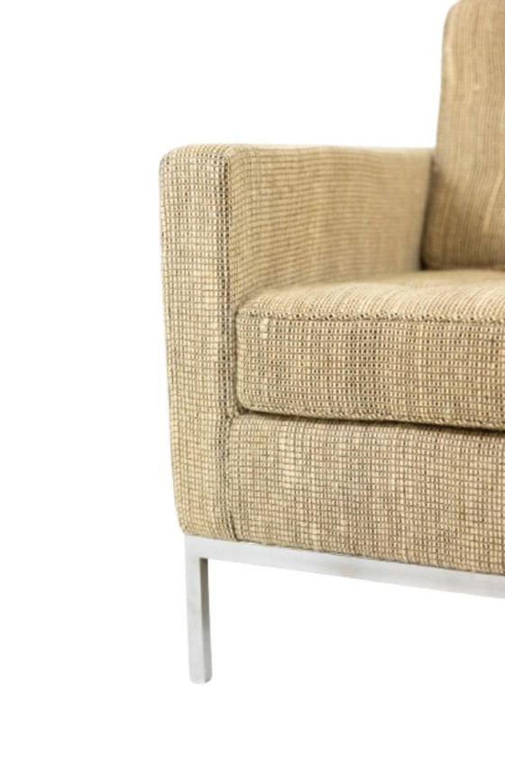 Image 1 of Florence Knoll, voor Knoll. Sofa en twee fauteuils. Jaren 60-70.