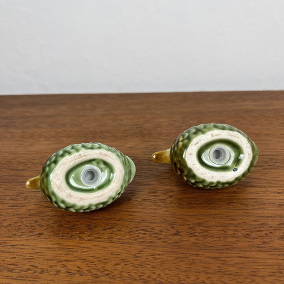 Image 1 of Vintage Keramisch Eend Peper en Zoutstel