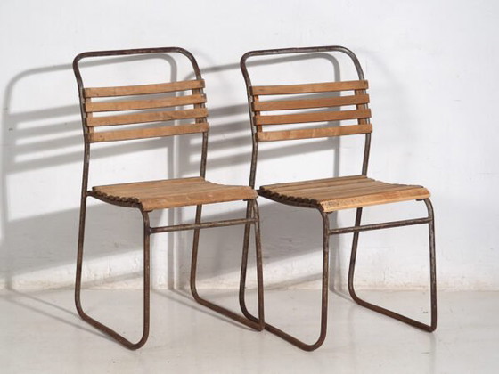 Sillas de jardín antiguas (c.1920). Juego de 4 piezas #2 – Wood, Iron (photo 30 of 40)