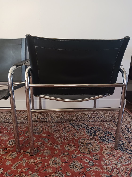Image 1 of Set van 2 vintage 'Klinte' fauteuil Tord Björklund jaren'80
