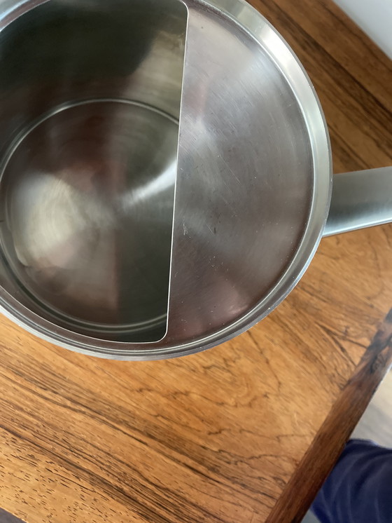 Image 1 of Théière Stelton Cylinda-line + bougie chauffe-plat