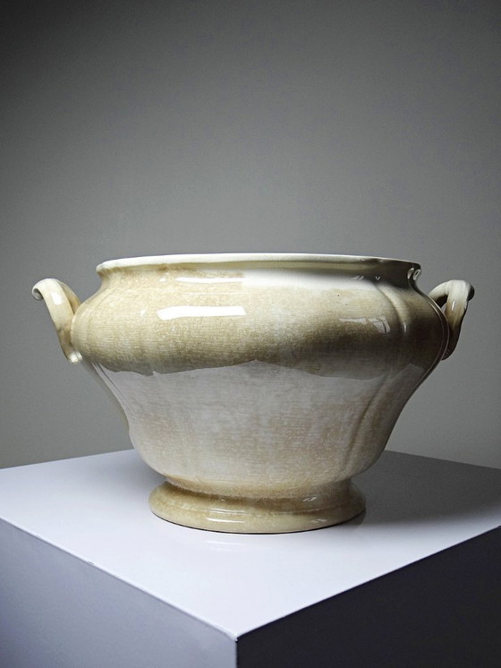 Image 1 of Gran sopera antigua Villeroy & Boch, 1890-1910, con una hermosa pátina por el uso.