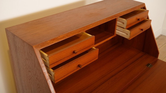 Image 1 of Vintage Teak Secretary | Deens | 90 cm