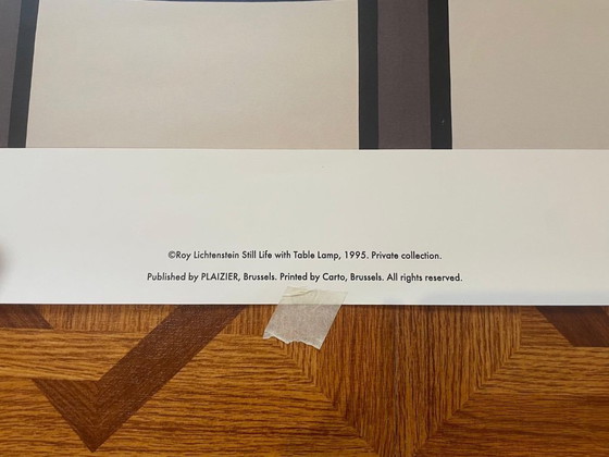 Image 1 of Nature morte à la lampe de table de Roy Lichtenstein