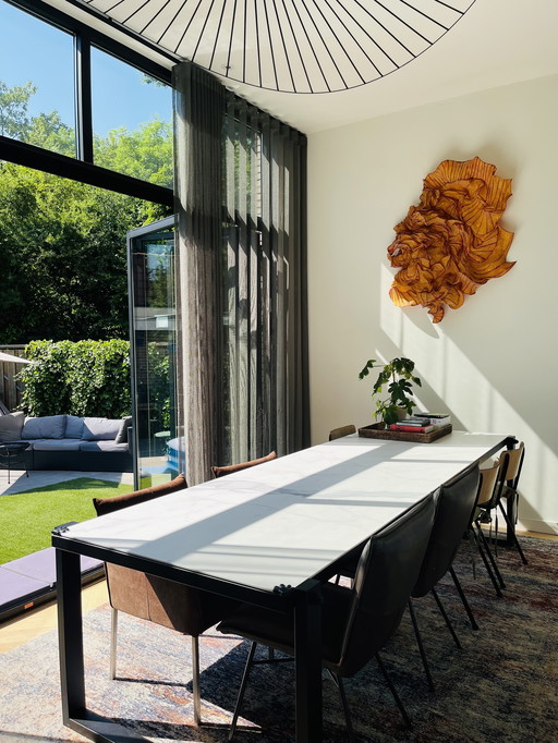 Table de salle à manger en marbre 300 x 100 cm