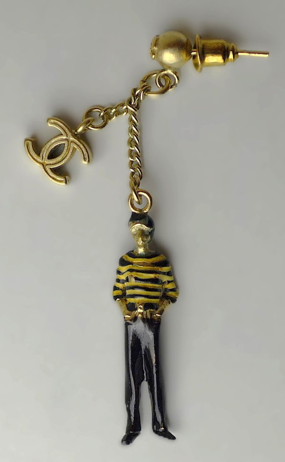 Chanel CC | Orecchini / Orecchini a lobo | Coco | Marinaio/Sailor | Vintage, Oggetti decorativi, Metallo (foto 2 di 21)