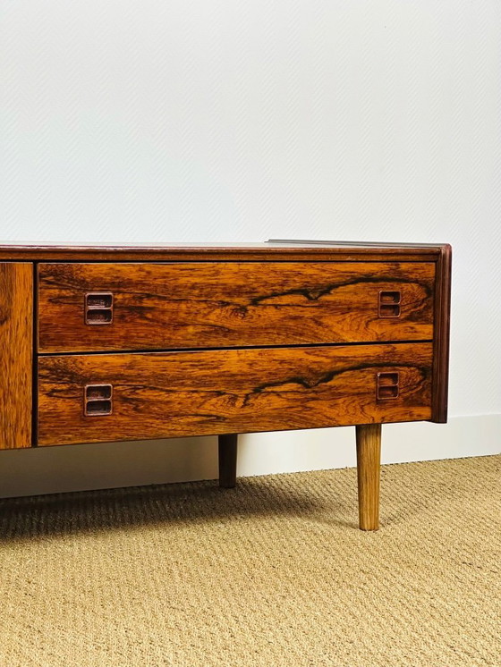 Image 1 of Niedriges skandinavisches Sideboard aus Palisanderholz, 1960