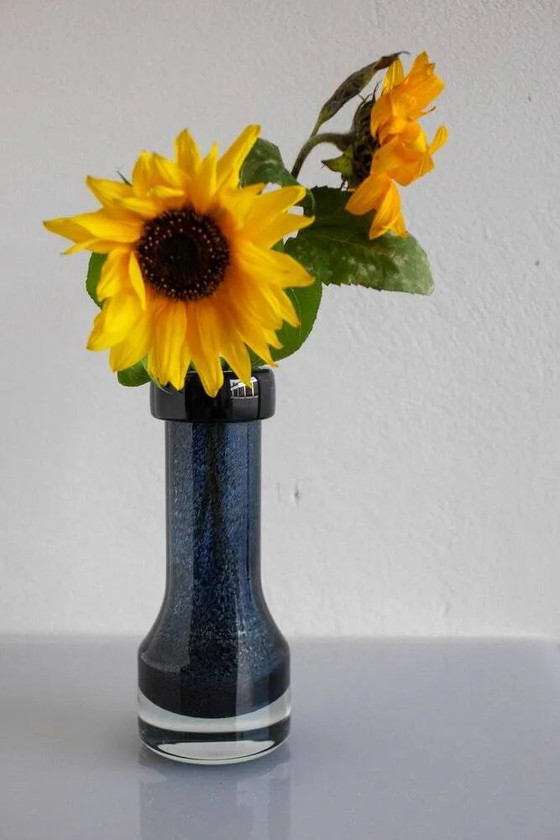 Image 1 of Modern Scandinavian art glass vase from Borgström Åseda