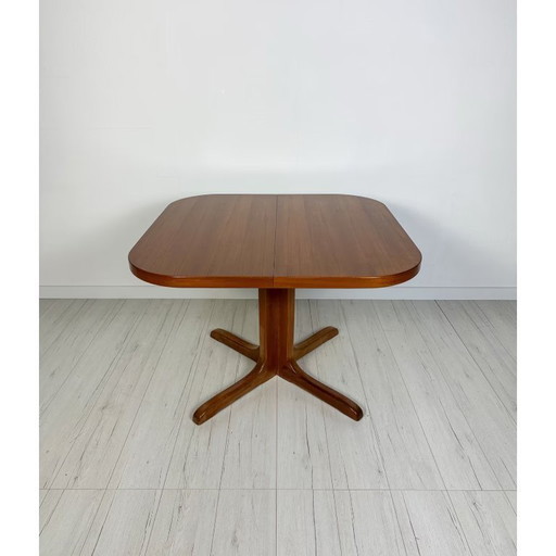 Vintage Teak Square Extendable Dining table 70s