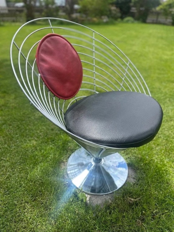 Wire Cone Chair – Fritz Hansen, Fauteuils, Aluminium (photo 7 of 7)