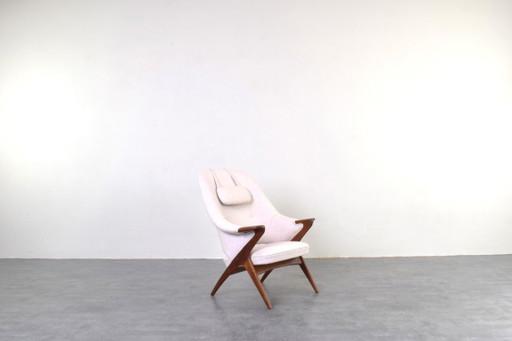 Fauteuil Bravo en teck Mid-Century par Sigurd Ressell pour Hjellegjerde Møbelfabrikk, 1957
